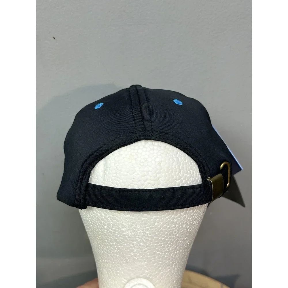 Fenwick‎ Hat Cap Strap Back Mens Black Liquid Titanium Performance Equestrian